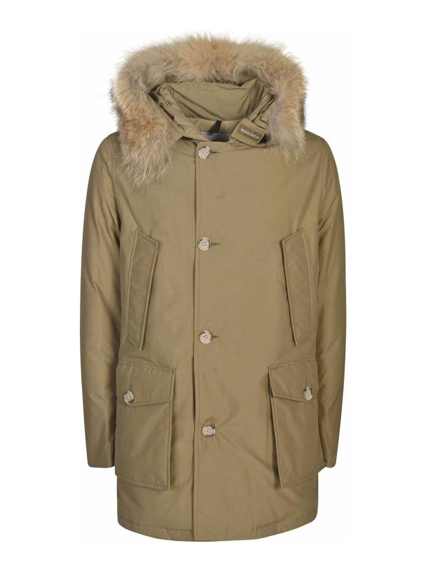 WOOLRICH: cappotti corti - Cappotto marroni