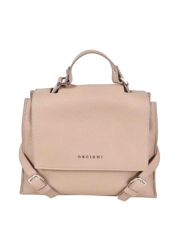 ORCIANI: クロスボディバッグ - クロスボディバッグ - ヌードカラー