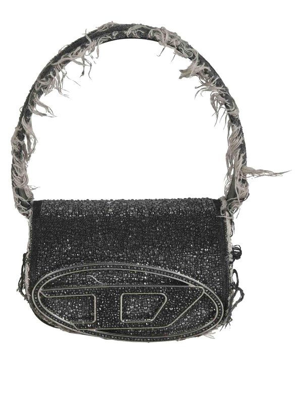 DIESEL: クロスボディバッグ - クロスボディバッグ - 黒