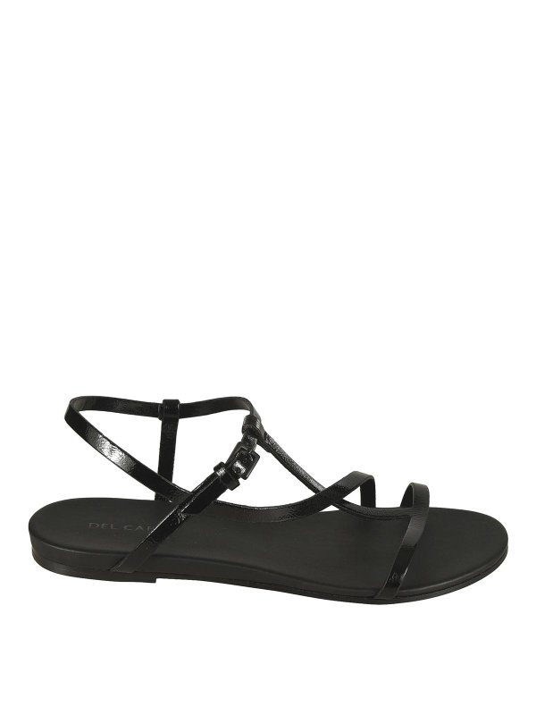 FABRIZIO DEL CARLO: sandals - Sandals Black