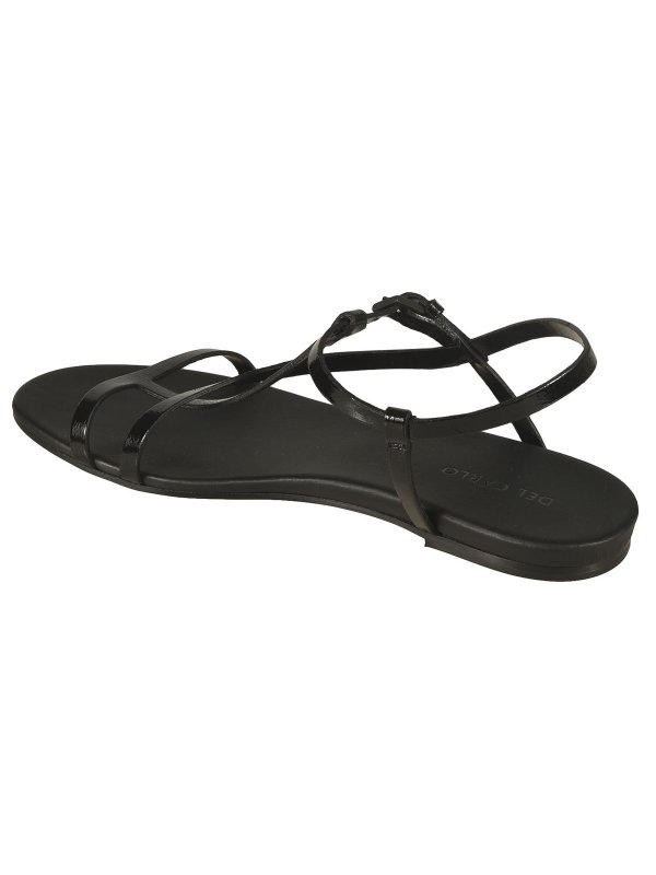 The Best Shops FABRIZIO DEL CARLO: sandals - Sandals Black