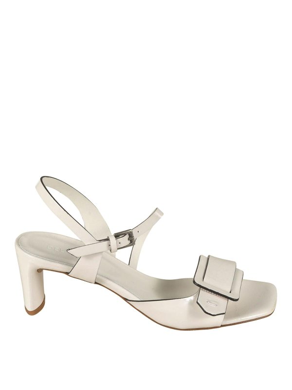 FABRIZIO DEL CARLO: sandals - Sandals White
