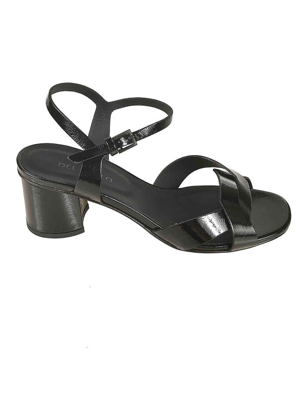 FABRIZIO DEL CARLO: sandals - Sandals Black