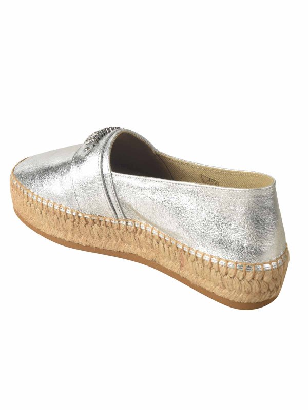The Best Shops MOSCHINO: Loafers & Slippers - Flat Shoes Silver