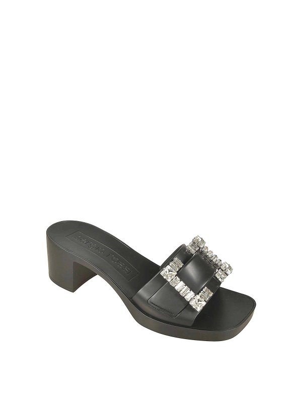 SERGIO ROSSI: sandals online - Sandals Black