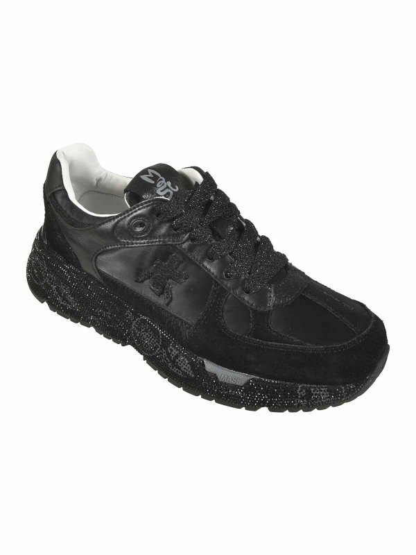 PREMIATA: Chaussures de sport online - Baskets - Noir