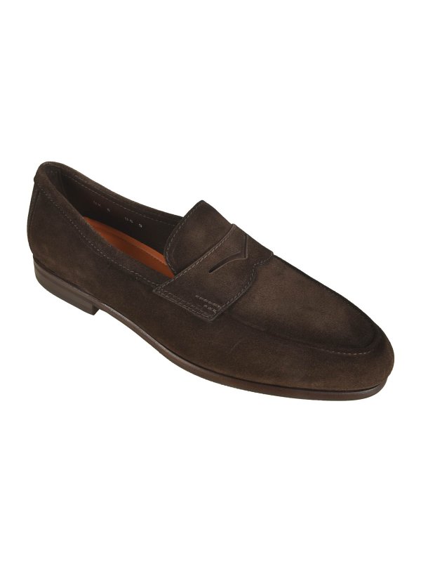 SANTONI: Loafers & Slippers online - Leather loafers