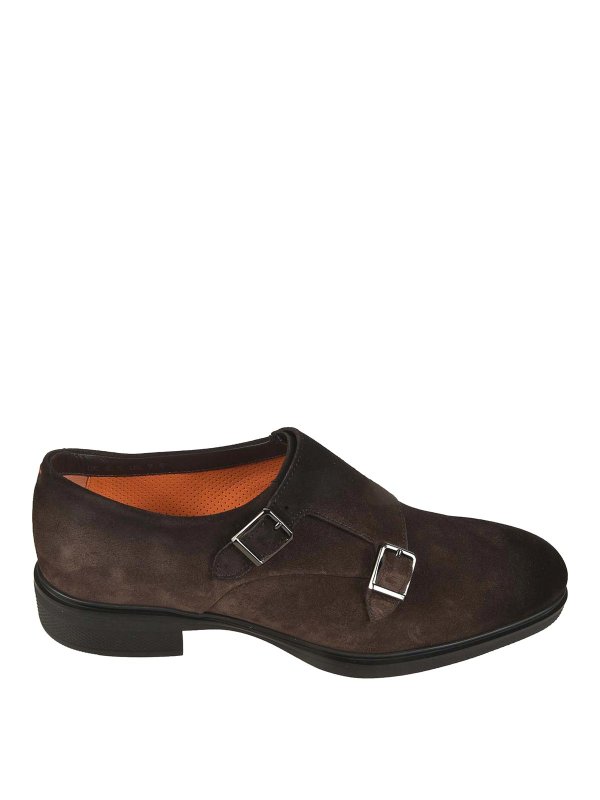 SANTONI: Mocassins & Chaussures bateau - Mocassins - Noir