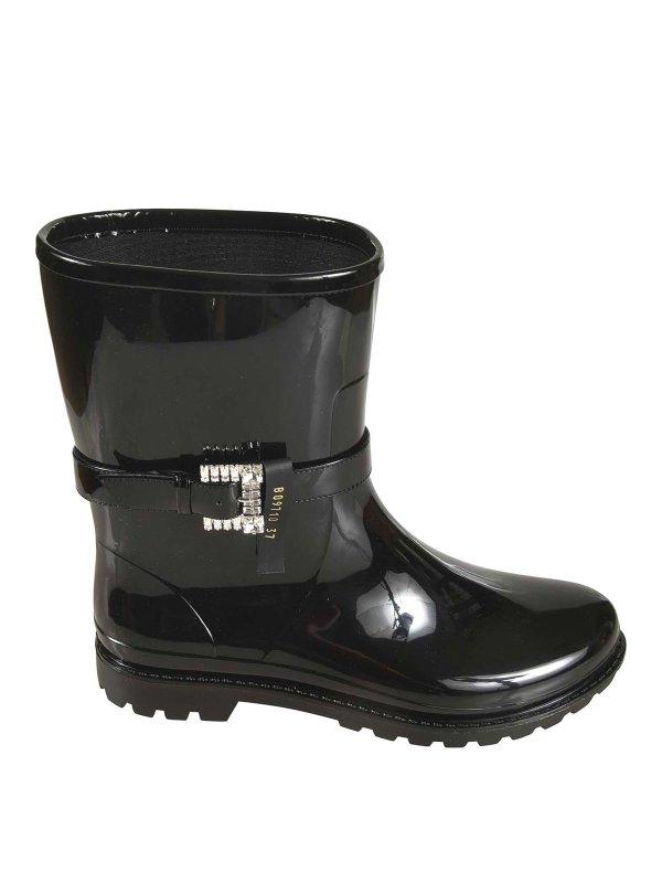 SERGIO ROSSI: ブーツ - ブーツ - 黒