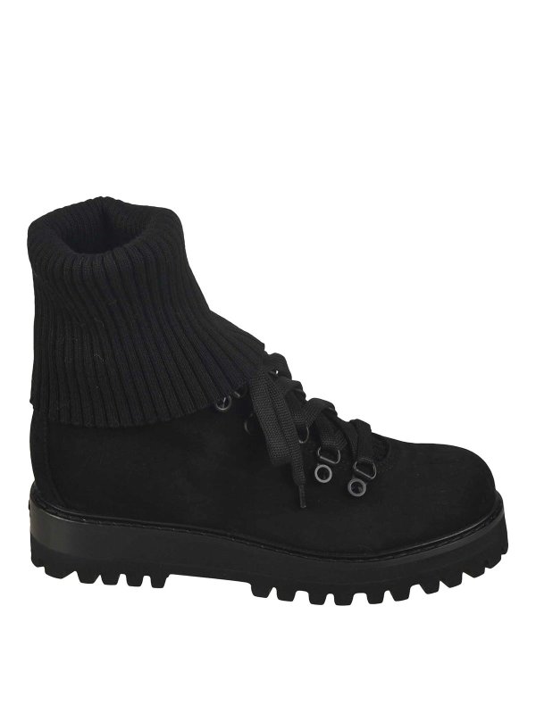 Le Silla: ankle boots - Flat Shoes Black