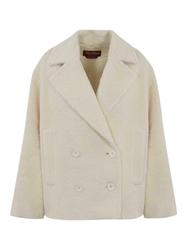 MAX MARA STUDIO: casual jackets - Vanesio Jacket In Alpaca And Wool