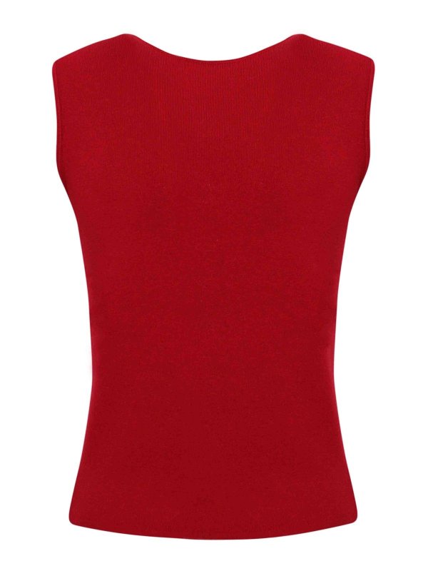 TWINSET: Tops y camisetas sin mangas online - Top - Rojo