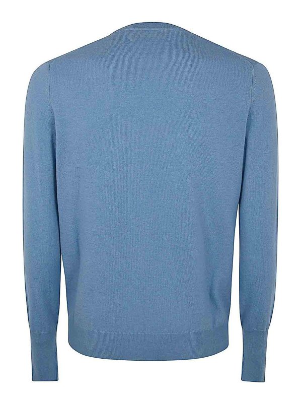 BALLANTYNE: クルーネック online - クルーネック - ブルー