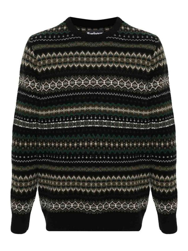 BARBOUR: クルーネック - クルーネック - 黒