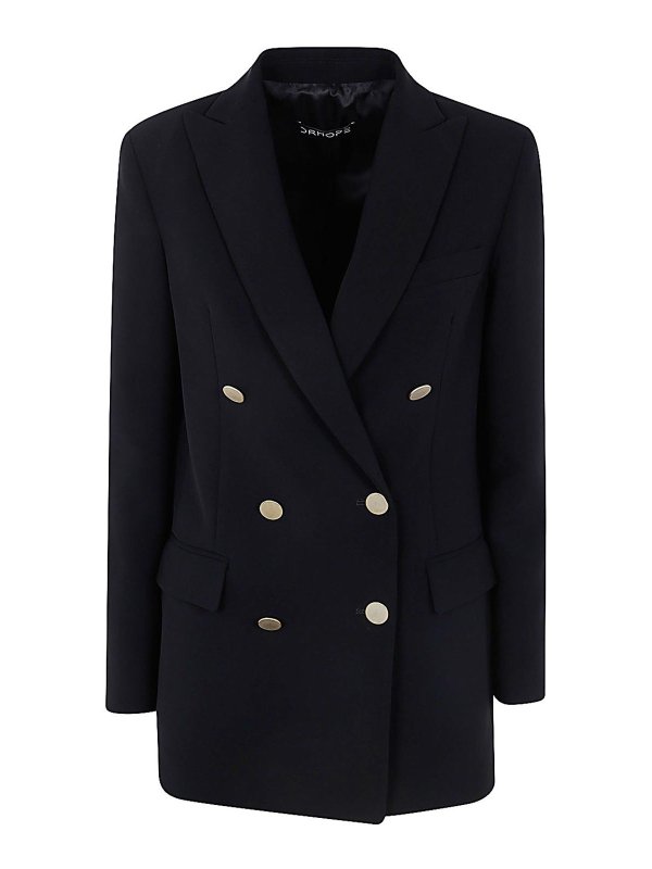 DRHOPE: Kurze Mäntel - Kurzer Mantel - Schwarz