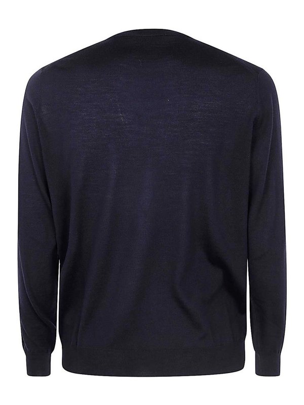 FILIPPO DE LAURENTIIS: クルーネック online - クルーネック - ブルー