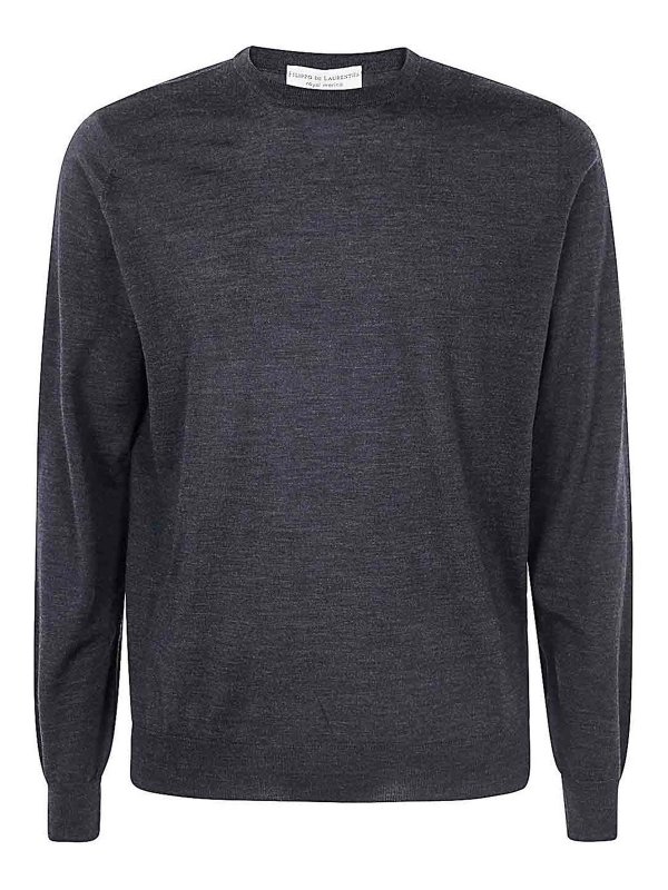 FILIPPO DE LAURENTIIS: crew necks - Long Sleeves Merinos Round Neck