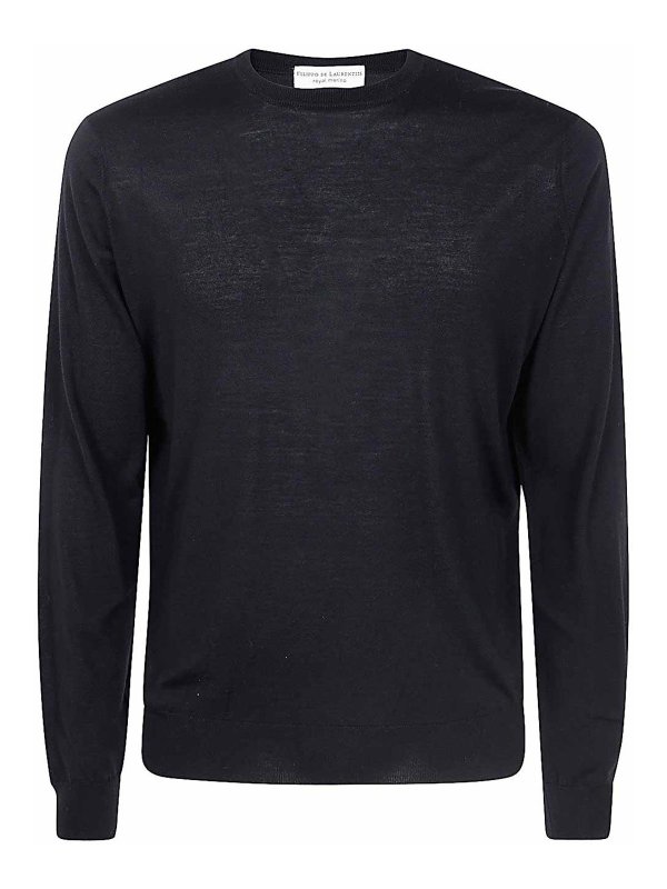 FILIPPO DE LAURENTIIS: crew necks - Long Sleeves Merinos Round Neck