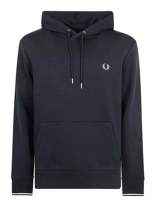 FRED PERRY: Sudaderas y suéteres - Sudadera - Azul