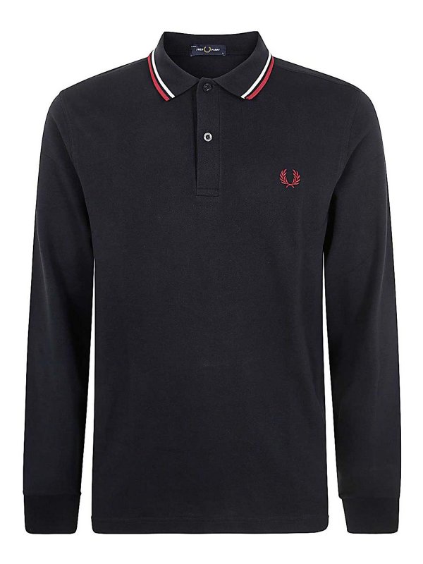 FRED PERRY: shirts - Long Sleeve Twin Tipped Shirt