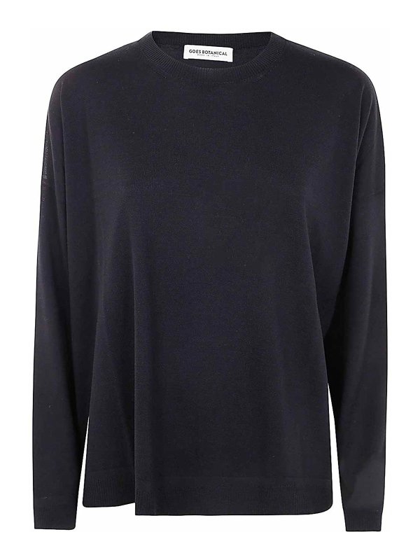 GOES BOTANICAL: クルーネック - クルーネック - 黒