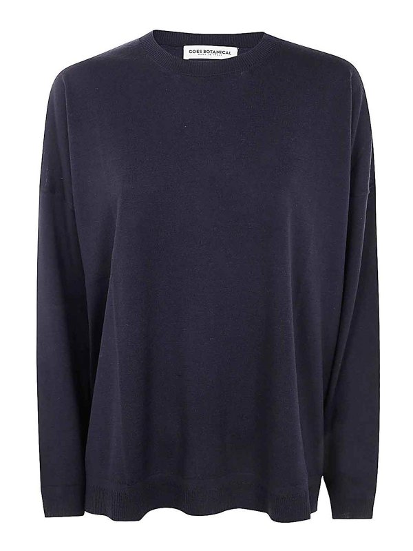 GOES BOTANICAL: クルーネック - クルーネック - ブルー