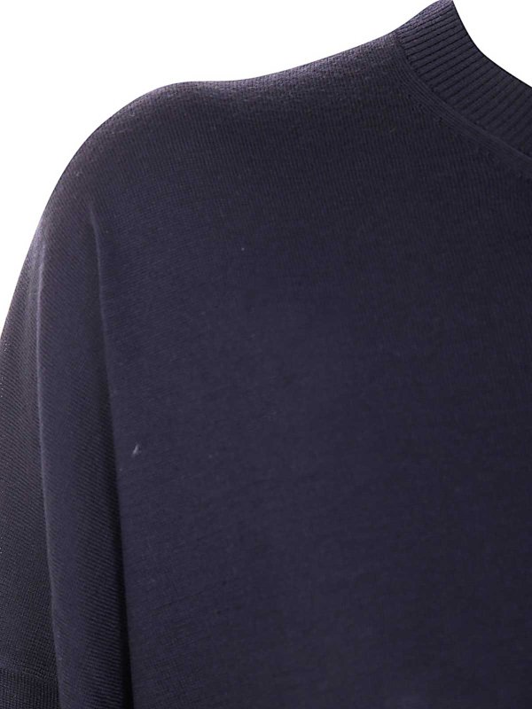 The Best Shops GOES BOTANICAL: クルーネック - クルーネック - ブルー