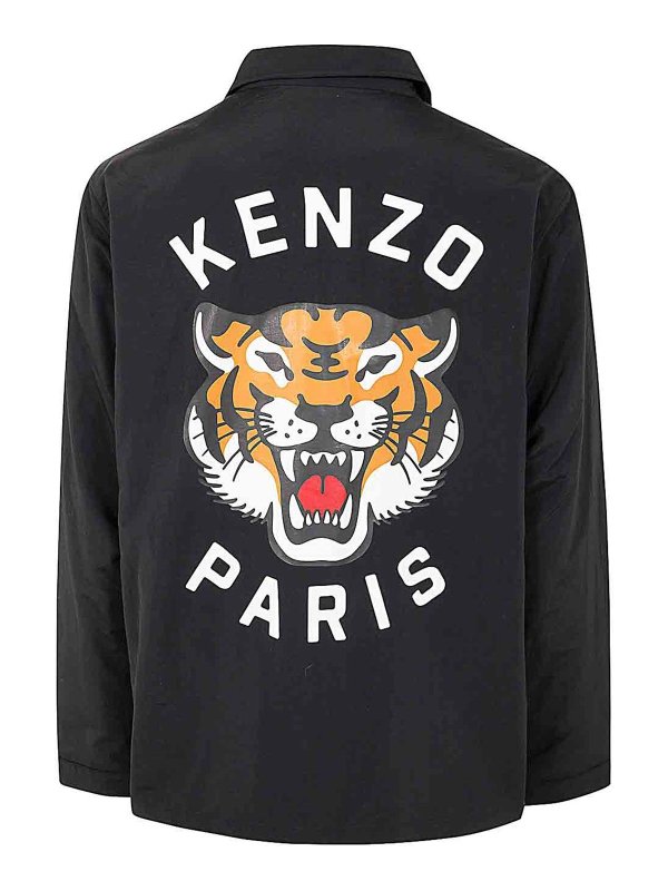 KENZO: Vestes-rembourrees online - Blouson Rembourré - Noir