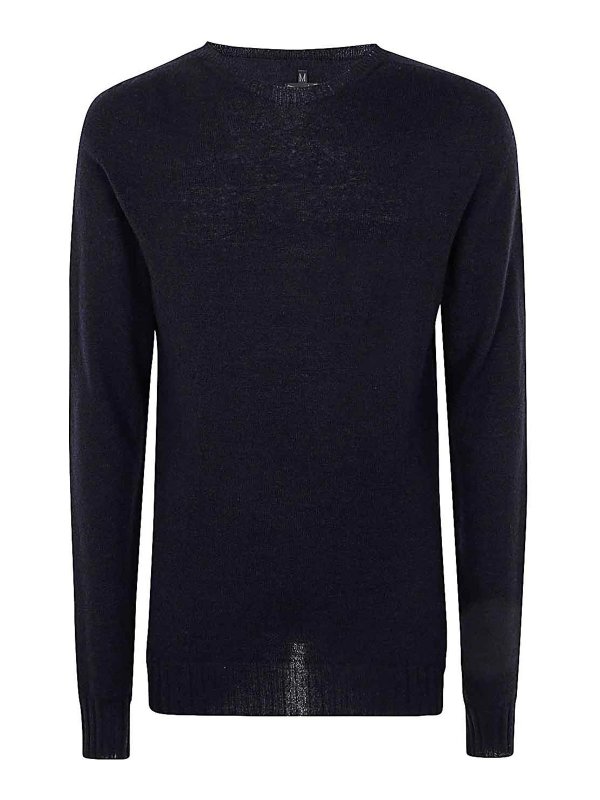 MD75: crew necks - Round Neck Cashmere Sweater