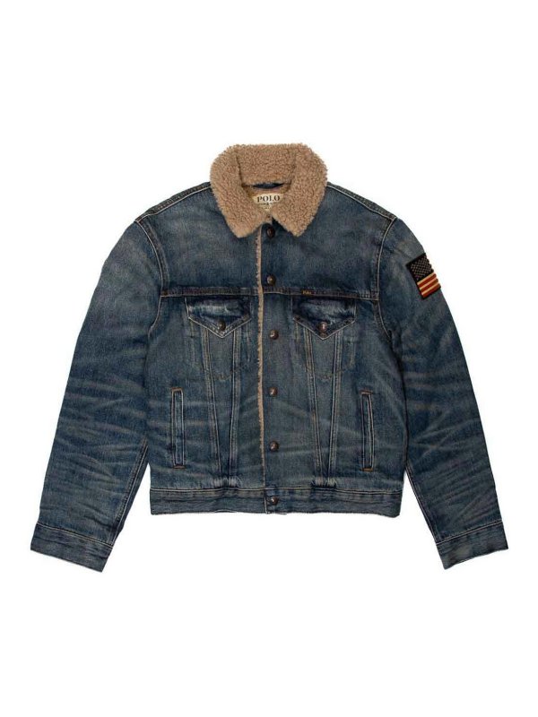 POLO RALPH LAUREN: Chaquetas casual - Chaqueta Casual - Azul