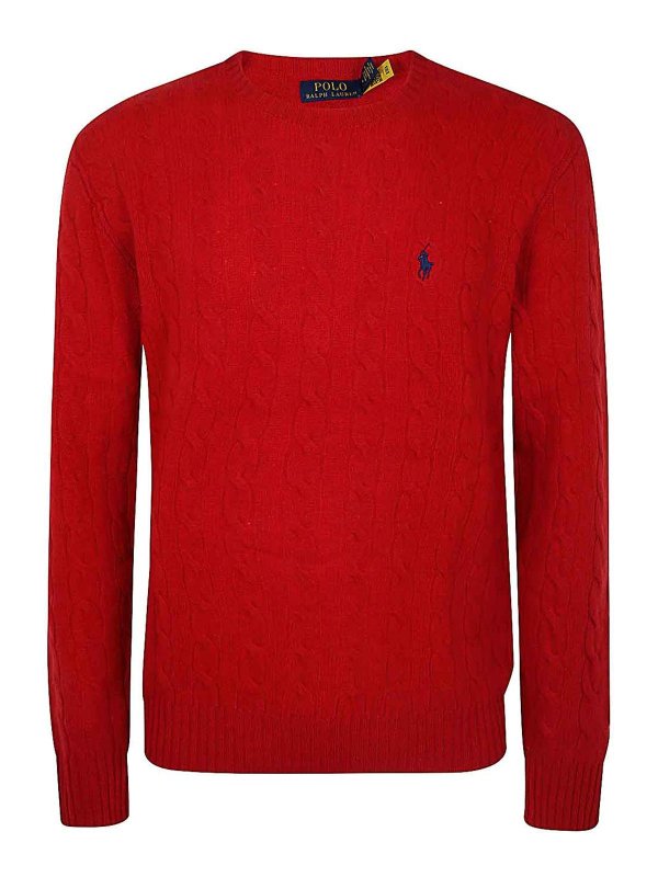 POLO RALPH LAUREN: クルーネック - クルーネック - 赤