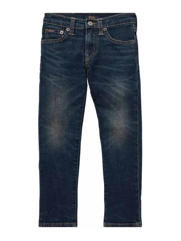 POLO RALPH LAUREN: ストレートジーンズ - ストレートジーンズ - ブルー