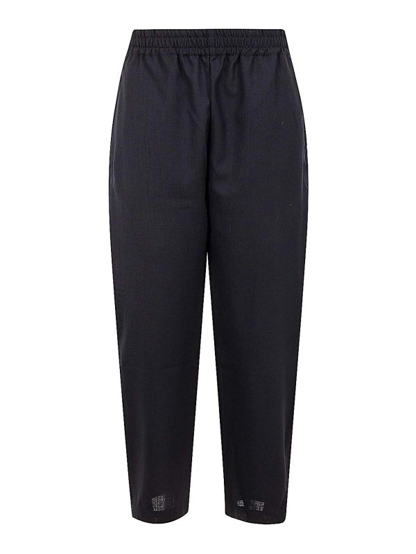 STUDIO NICHOLSON: Casual Hosen - Casual Hose - Blau