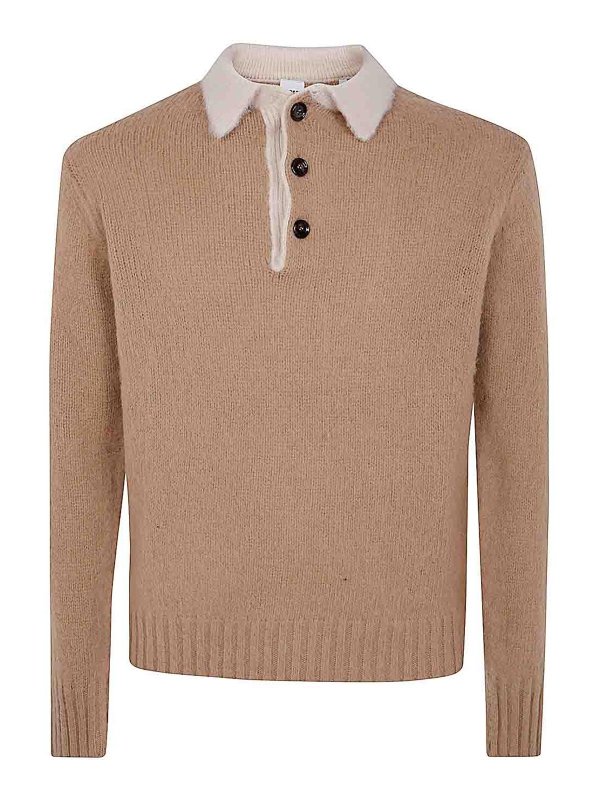 ASPESI: polo shirts - Polo Shirt With Contrast