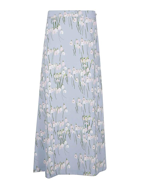 BERNADETTE: Knielange und Midi Röcke - Midirock - Blau