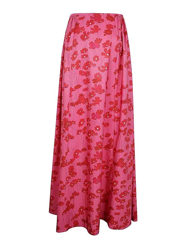 BERNADETTE: Faldas media pierna y semilargas online - Falda Semilarga - Rojo