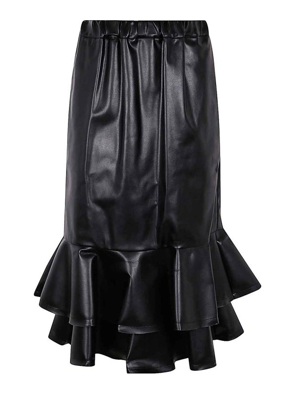 COMME DES GARCONS: ニーレングススカート＆ミディ丈 - 膝丈/ミディスカート - 黒