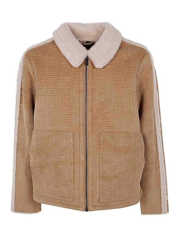 DAILY PAPER: 毛皮＆シアリングコート - 毛皮/ムートンコート - ブラウン