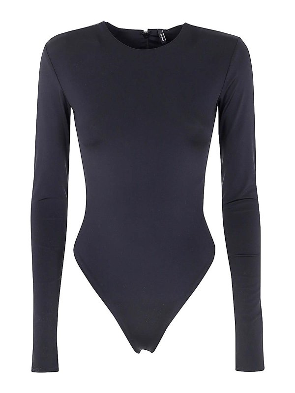 ENTIRE STUDIOS: Tops & Tank tops - Ls Bodysuit - Nylon Spandex