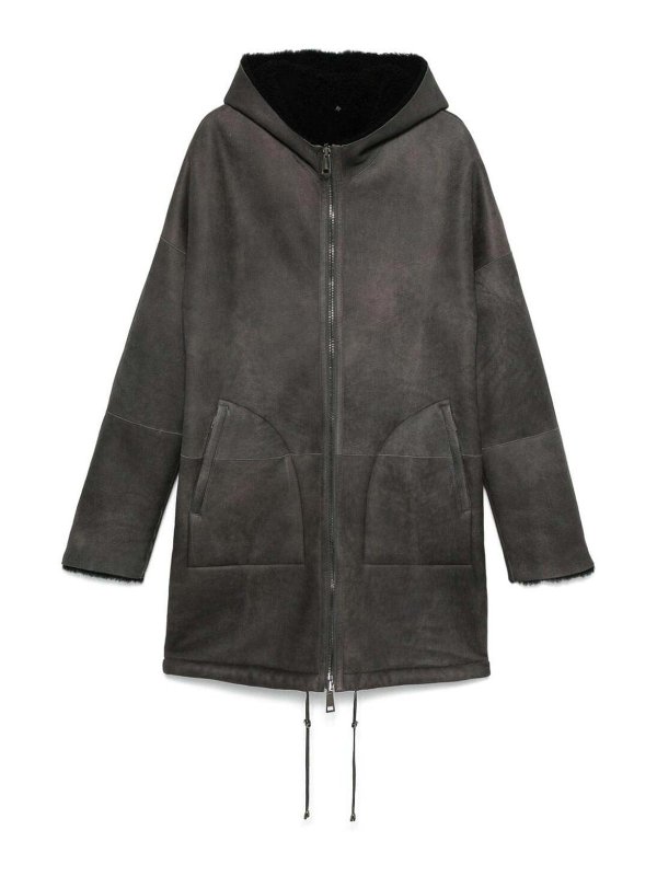 GIORGIO BRATO buy online Manteau En Fourrure - Gris