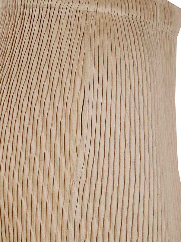 The Best Shops PLEATS PLEASE ISSEY MIYAKE: Knielange und Midi Röcke - Midirock - Nude