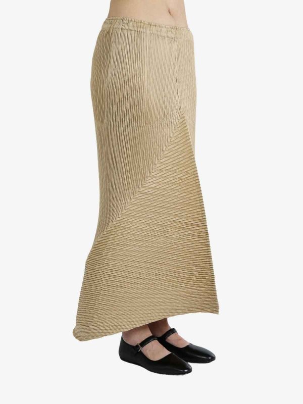 The Best Shops PLEATS PLEASE ISSEY MIYAKE: Midirock - Nude