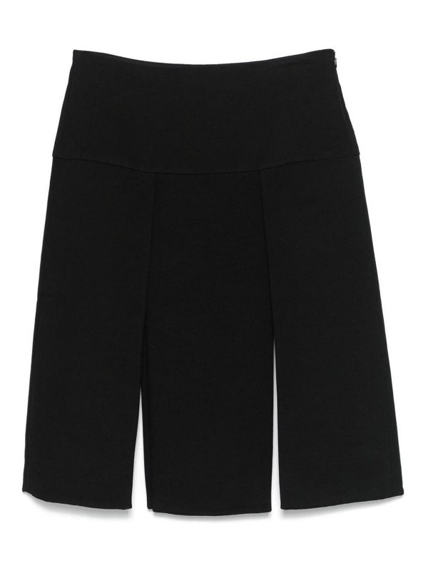 KHAITE: ニーレングススカート＆ミディ丈 - 膝丈/ミディスカート - 黒