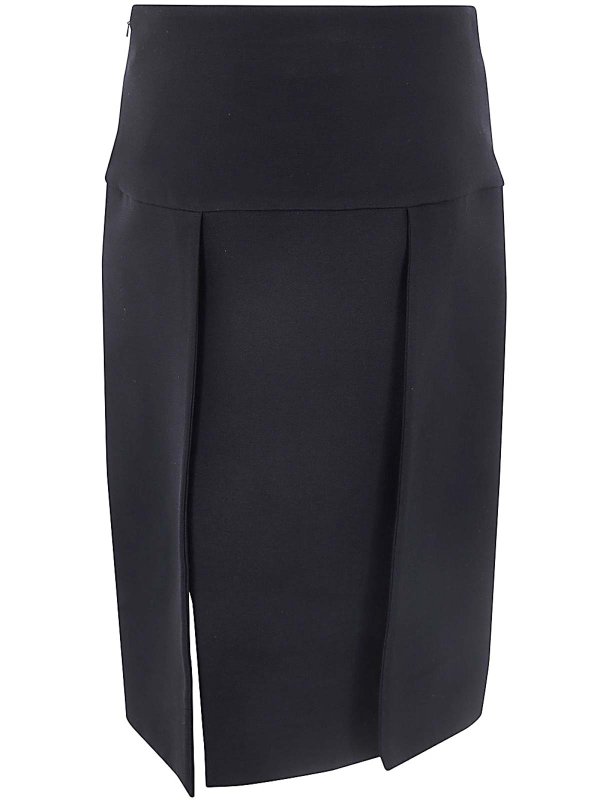 The Best Shops KHAITE: ニーレングススカート＆ミディ丈 - 膝丈/ミディスカート - 黒