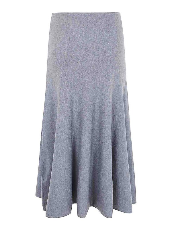 KHAITE: ニーレングススカート＆ミディ丈 online - 膝丈/ミディスカート - グレー