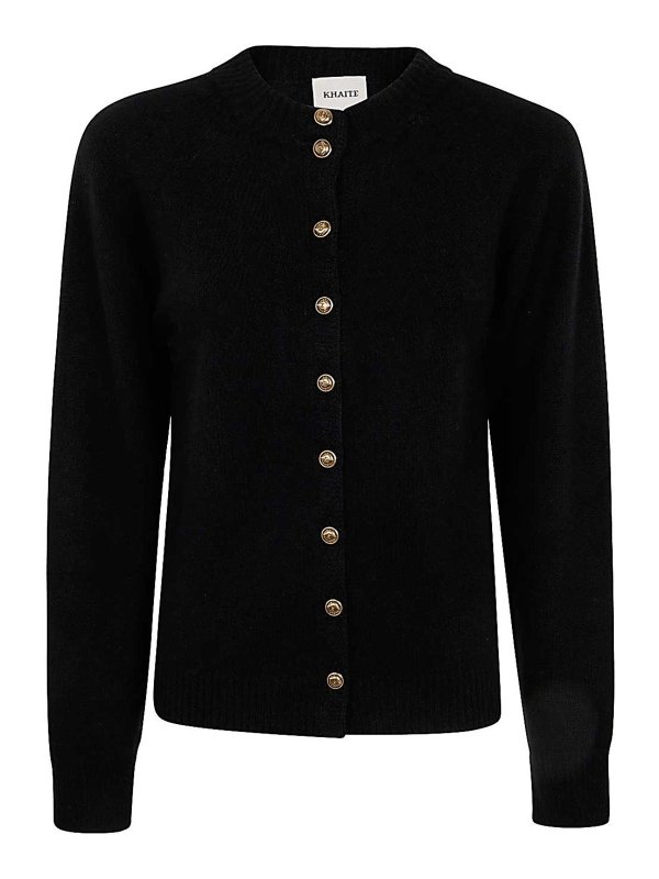 KHAITE: Cárdigans - Cárdigan - Negro