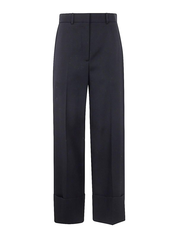 LANVIN: casual trousers - Wide Leg Pants