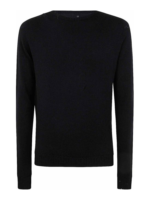 MD75: Pull col rond - Pull Col Rond - Noir