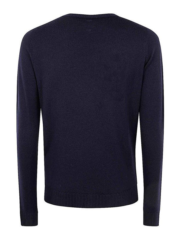 MD75: maglia collo rotondo online - Maglione in lana merino a girocollo