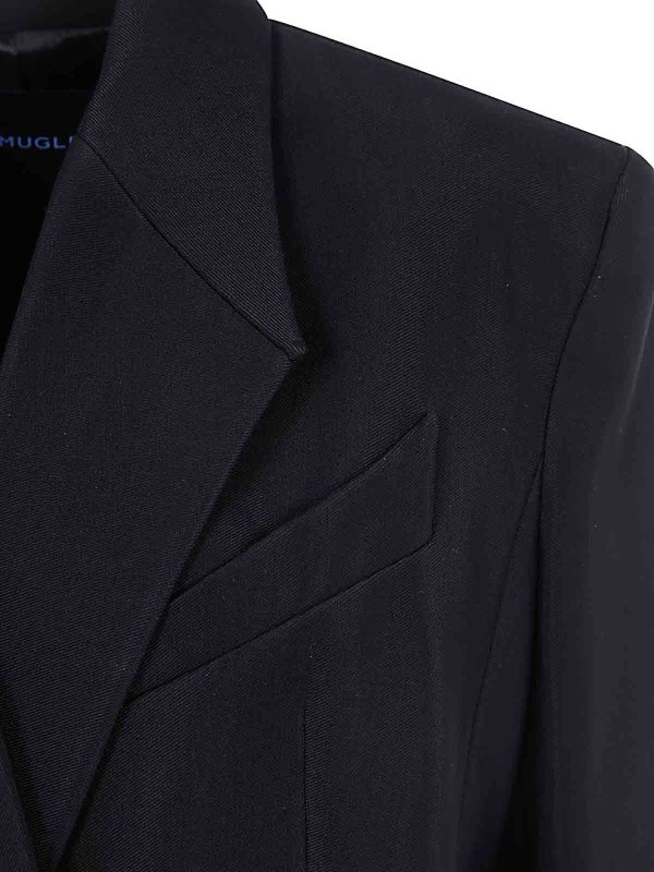 The Best Shops MUGLER: Manteaux courts - Manteau Court - Noir